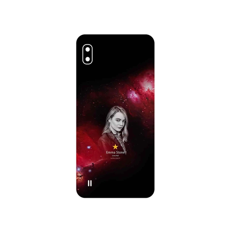 برچسب پوششی ماهوت مدل Emma Stone مناسب برای گوشی موبایل سامسونگ Galaxy A10