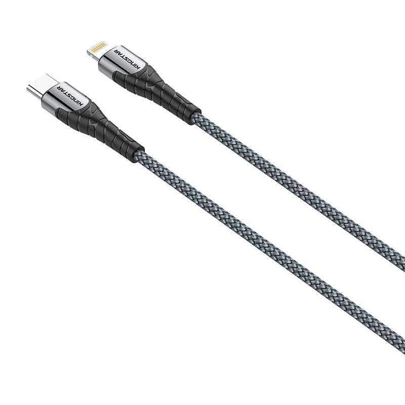 کابل تبدیل USB-C به لایتنینگ کینگ استار مدل k351C طول 1 متر