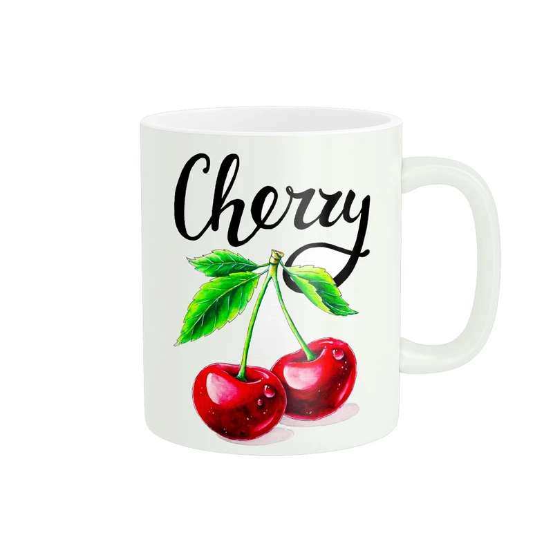 ماگ پاد آفرین طرح گیلاس کد 1880