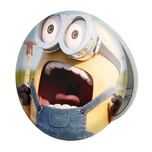 آینه جیبی خندالو طرح مینیون Minion مدل تاشو کد 5912 