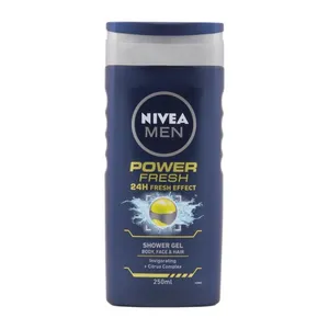 شامپو سر و بدن مردانه نیوا مدل Power Fresh حجم 250 میلی لیتر
