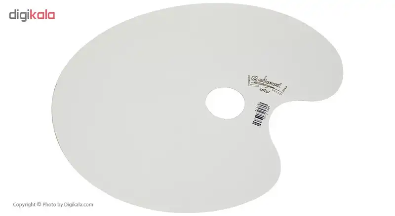 پالت چوبی سفید ره آورد طرح گرد سایز A4