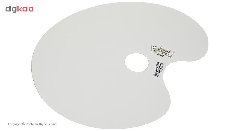 پالت چوبی سفید ره آورد طرح گرد سایز A4