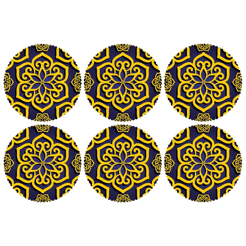 زیر لیوانی کد C2-42091 بسته 6 عددی