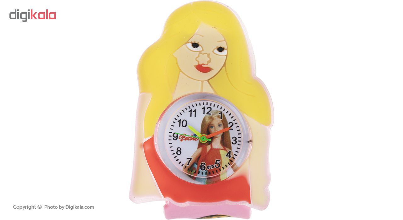 ساعت مچی عقربه ای بچه‌گانه مدل Barbie