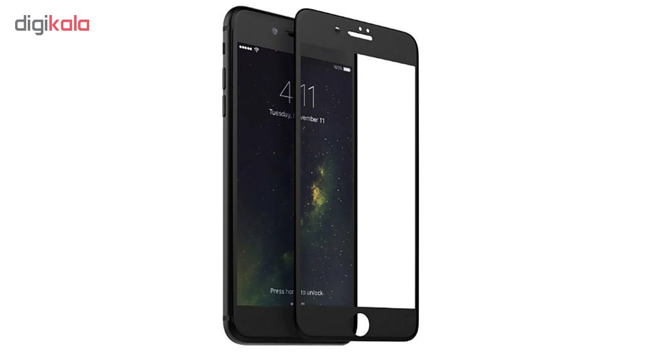 محافظ صفحه نمایش شیشه ای مات مدل Full Cover مناسب برای گوشی موبایل اپل iPhone 6/6S