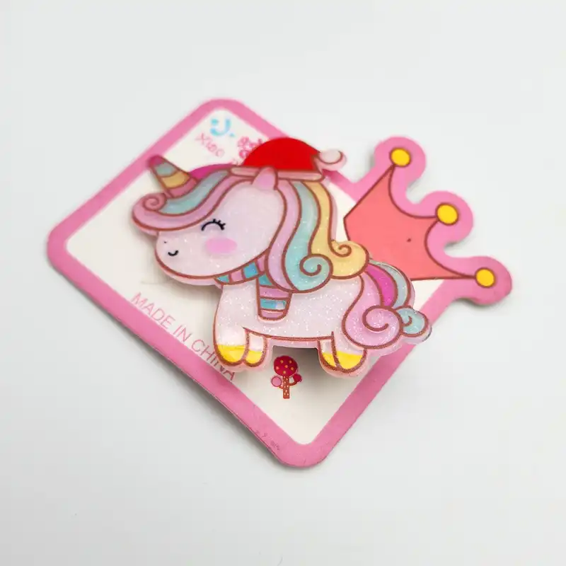 گیره مو دخترانه مدل یونیکورن کد SNG308