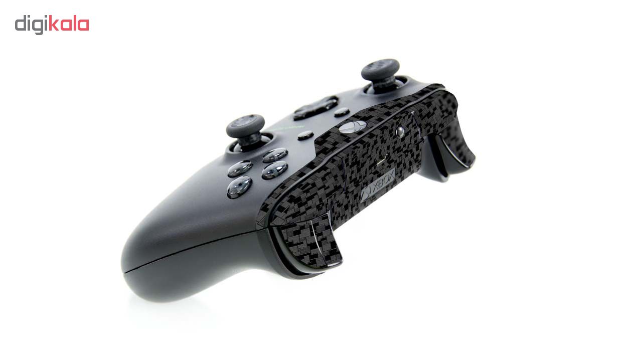 برچسب پوششی مدل Black Silicon Texture مناسب کنسول بازی Xbox One X