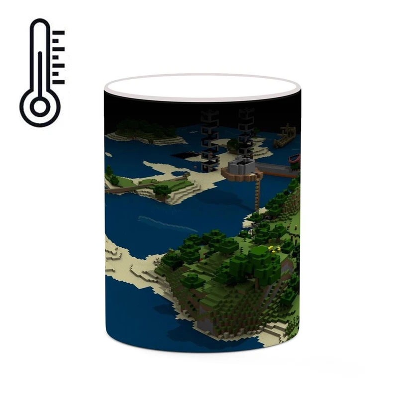 ماگ حرارتی کاکتی مدل بازی ماینکرفت Minecraft کد mgh29560