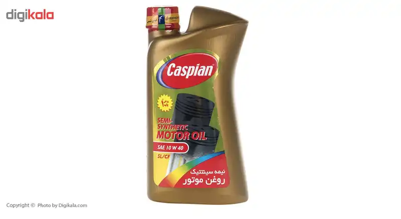 روغن موتور خودرو کاسپین مدل Semi Synthetic حجم 950 میلی لیتر