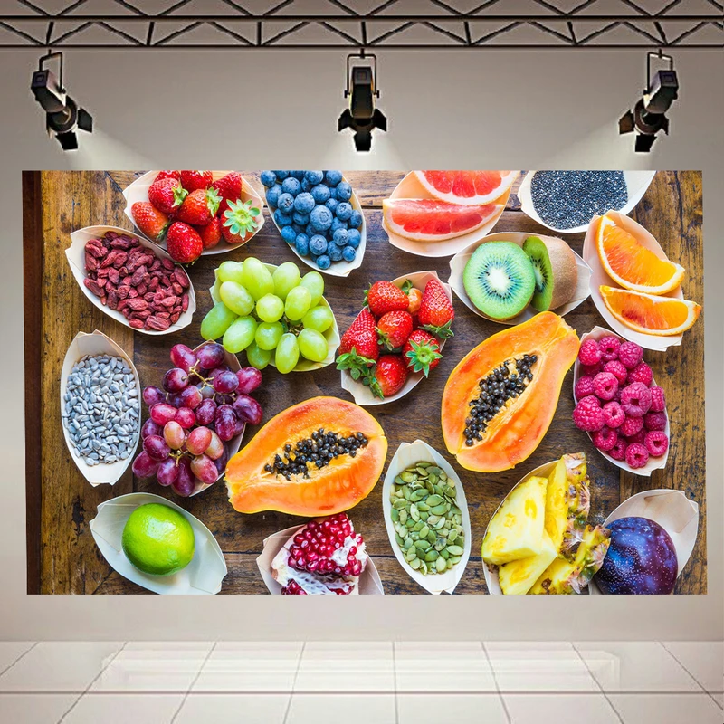 تابلو بوم طرح مخمل مدل میوه کد PD867