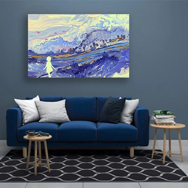 تابلو شاسی طرح عاشقانه فانتزی کد l 26