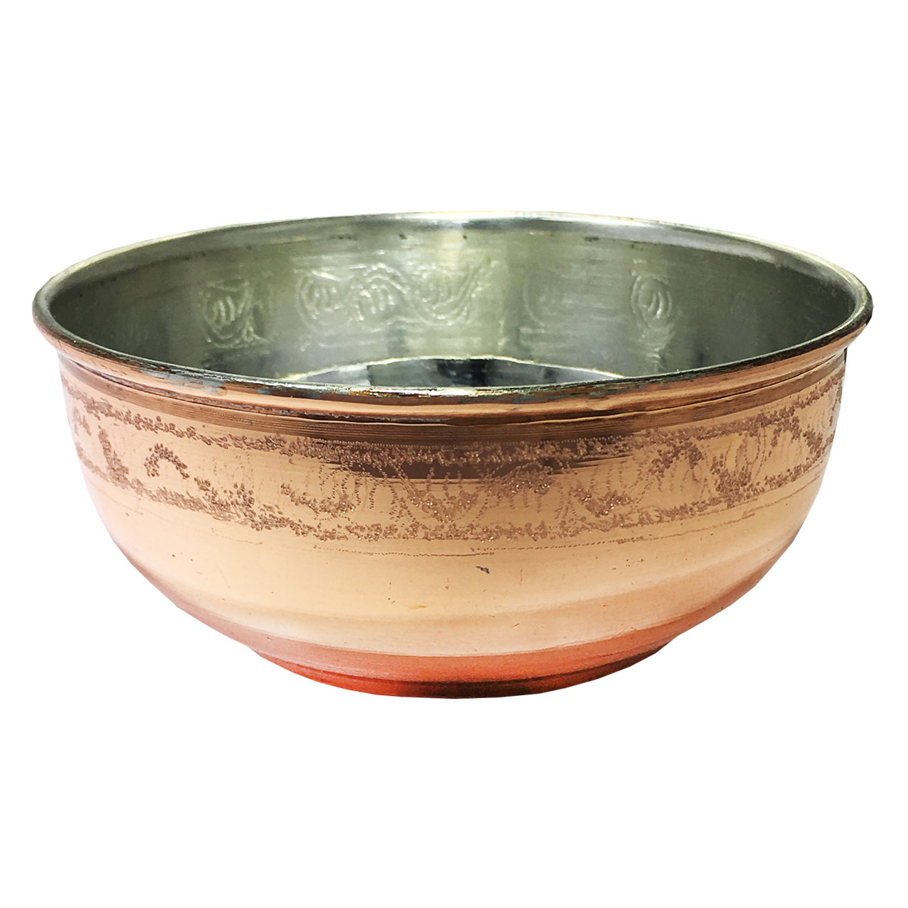 کاسه مسی طرح گل مدل 03