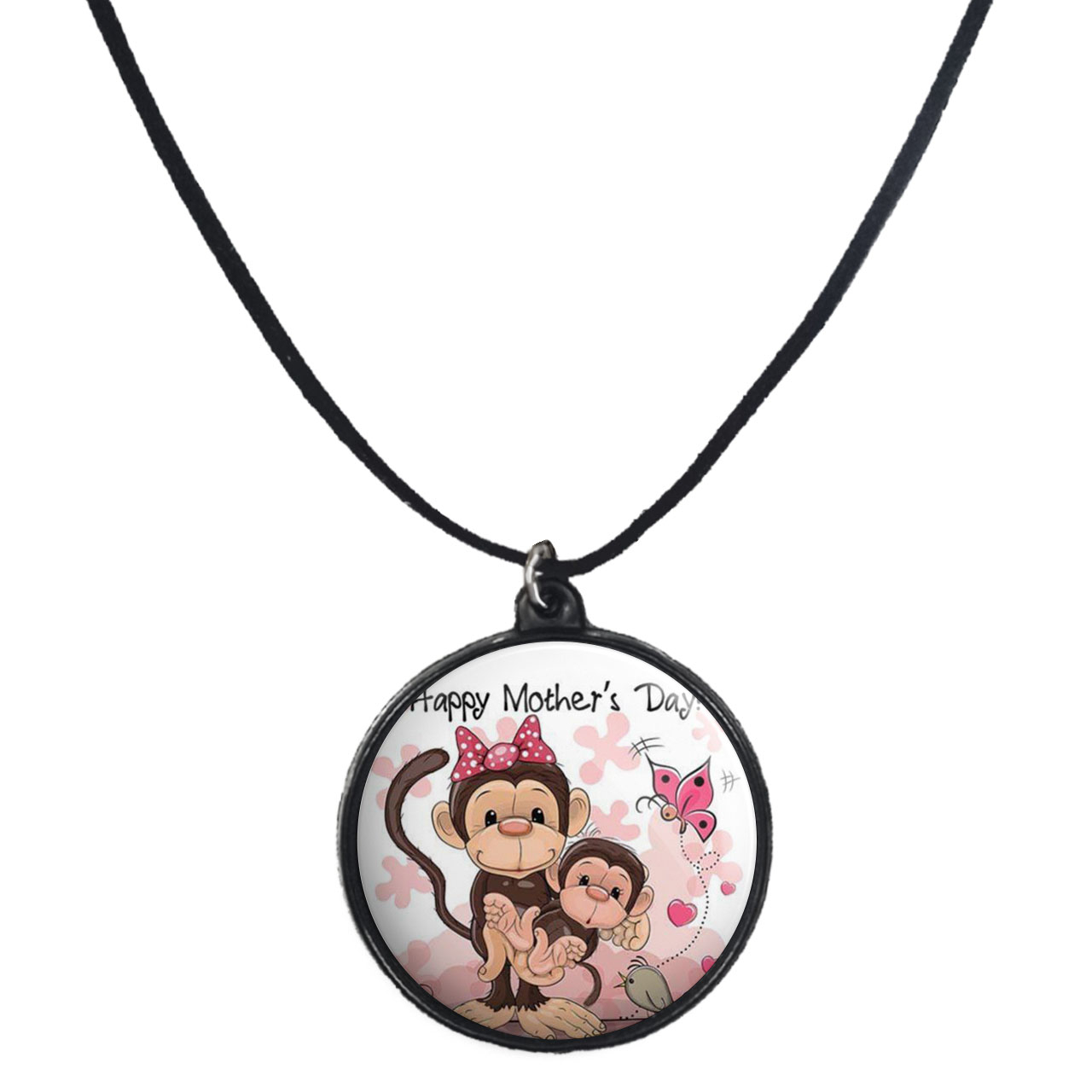 گردنبند پرمانه طرح عاشقانه کد pmb.7115 مدل دو طرفه