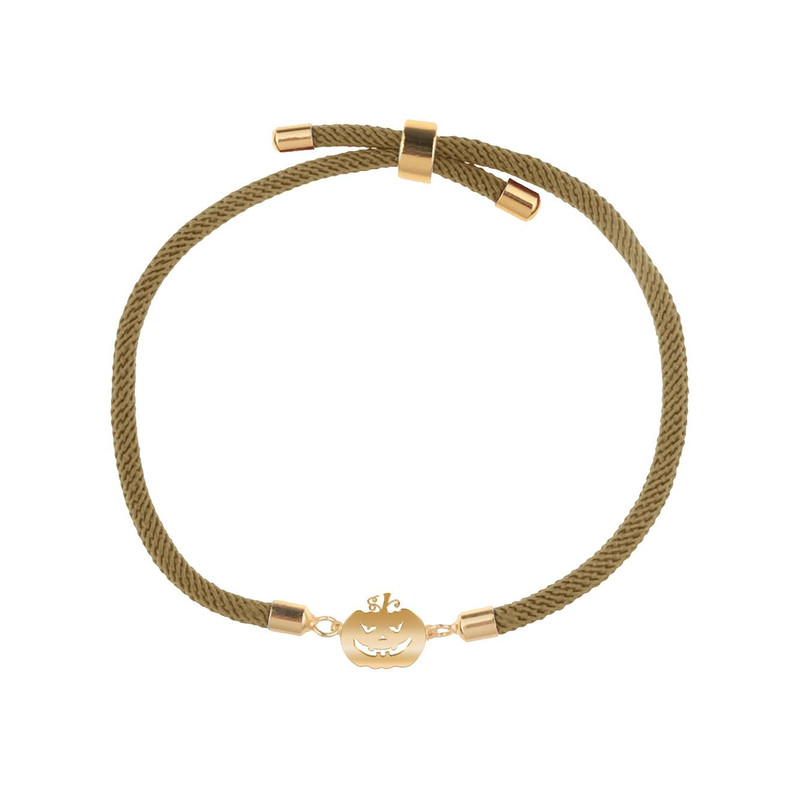 دستبند طلا 18 عیار زنانه مدوپد مدل کدو تنبل کد D20-10143