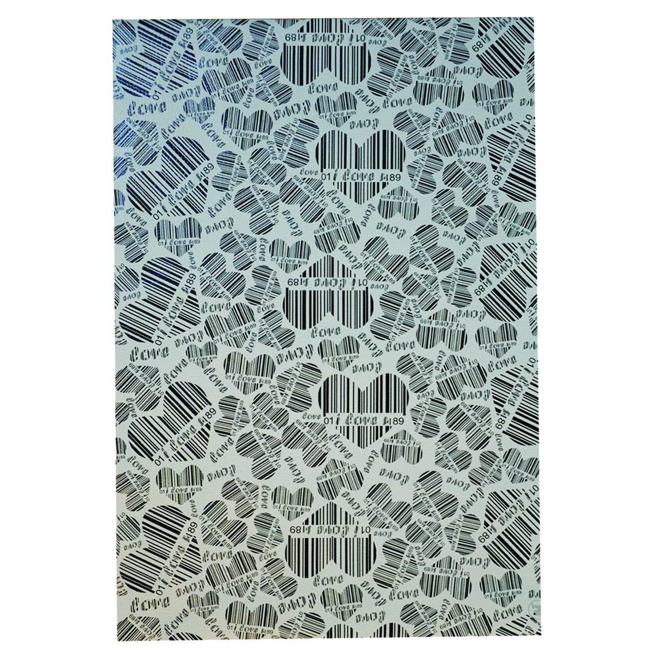 کاغذ کادو طرح قلب کد 01 بسته 50 عددی