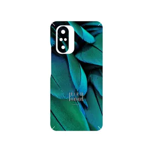 MAHOOT Green Feather Cover Sticker for Xiaomi Poco F3 5G