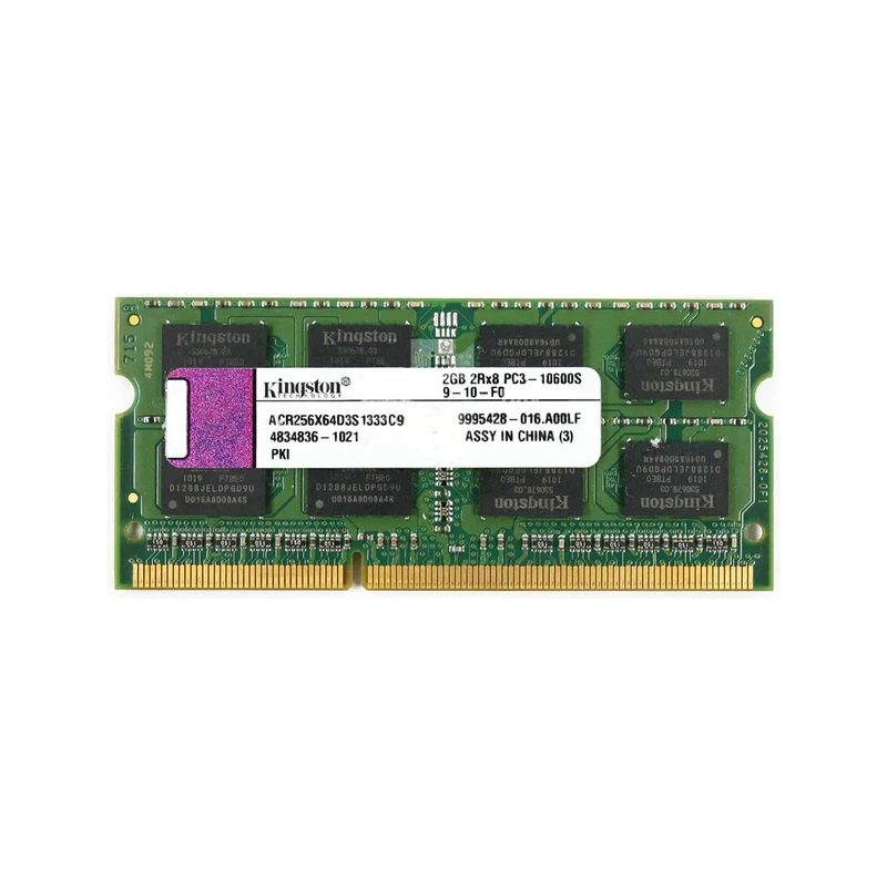 رم لپ تاپ کینگستون مدل DDR3 1333MHz 10600 ظرفیت 2 گیگابایت