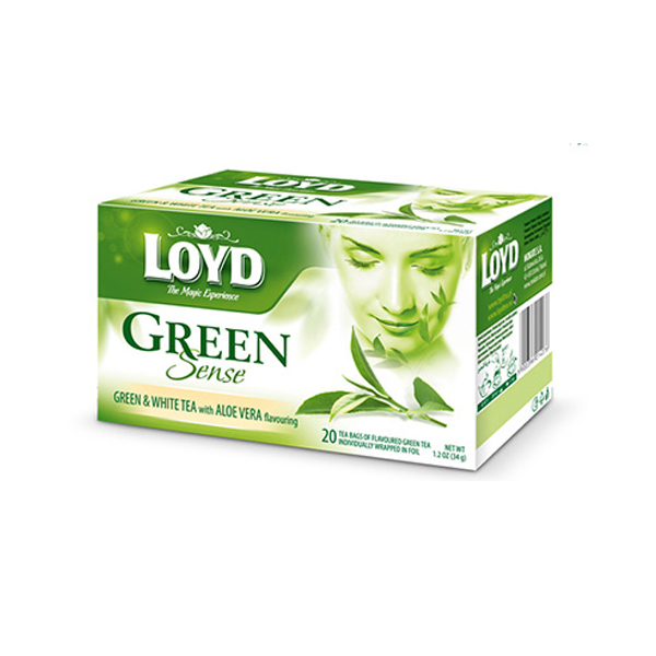 چای سبز لوید مدل الوئه ورا بسته 20 عددی