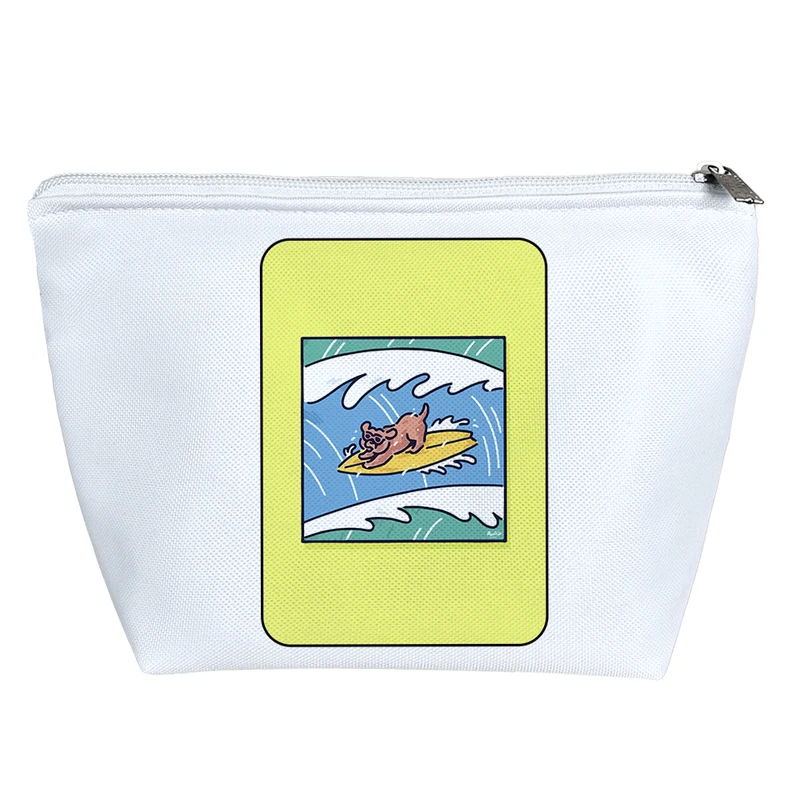 کیف لوازم آرایش دخترانه خندالو مدل سگ موج سوار کد 8871