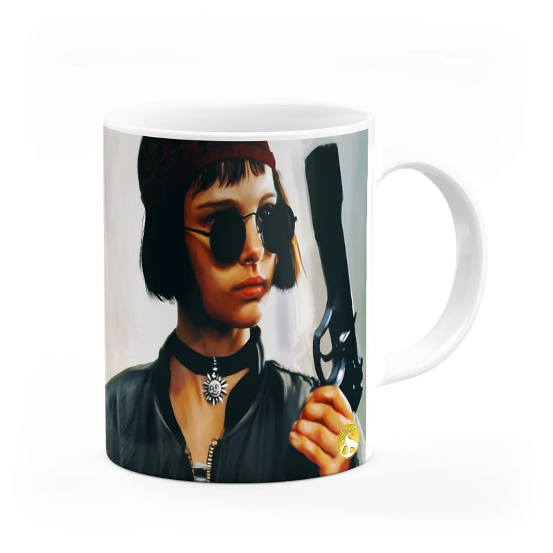 ماگ هومرو طرح لئون حرفه ای و ماتیلدا مدل MG8988