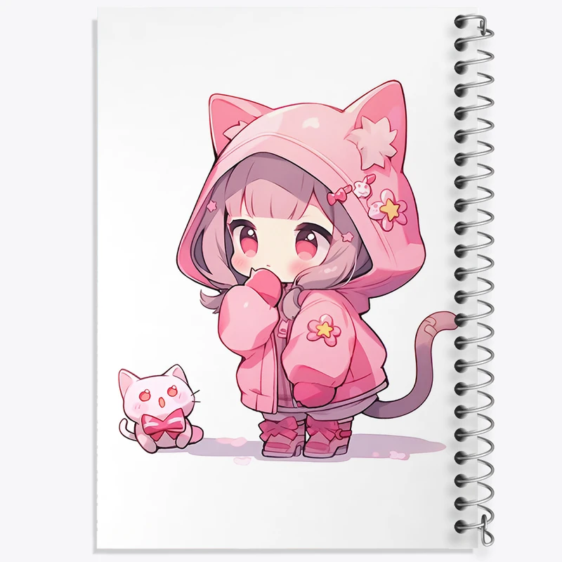 دفتر لیست خرید 50 برگ خندالو طرح دخترانه کیوت کد N2089