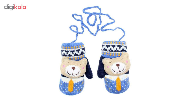 دستکش بچگانه طرح خرسی کد SP-004