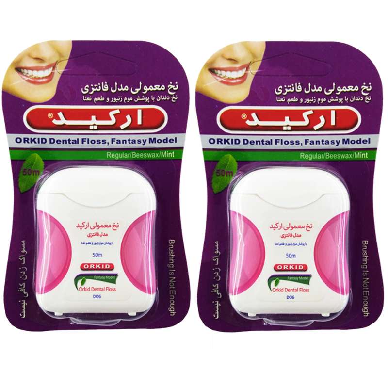 نخ دندان ارکید مدل Pink New Fantasy بسته 2 عددی نخ دندان ارکید مدل Pink New Fantasy بسته 2 عددی