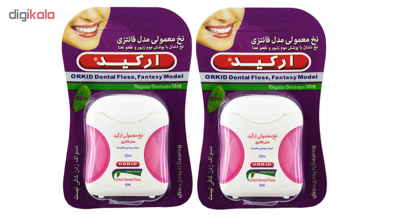 نخ دندان ارکید مدل Pink New Fantasy بسته 2 عددی نخ دندان ارکید مدل Pink New Fantasy بسته 2 عددی