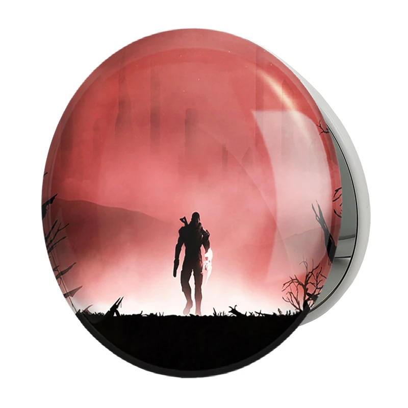 آینه جیبی خندالو طرح بازی مس افکت (Mass Effect) مدل تاشو کد 31573