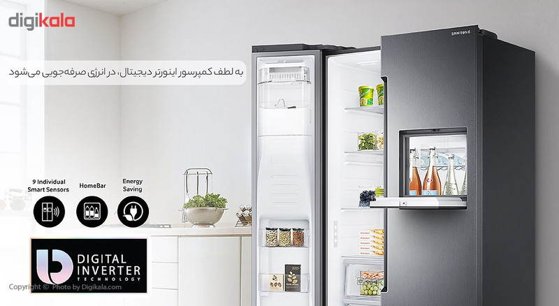 یخچال و فریزر 32 فوت سامسونگ مدل ROSSO2