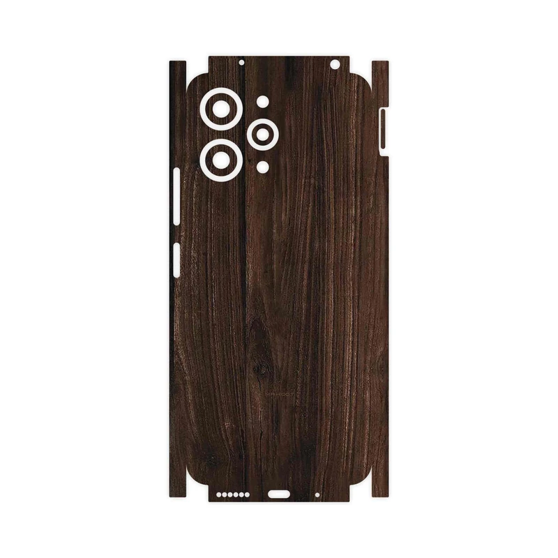 برچسب پوششی ماهوت مدل Dark_Walnut_Wood-FullSkin مناسب برای گوشی موبایل شیائومی Redmi 12