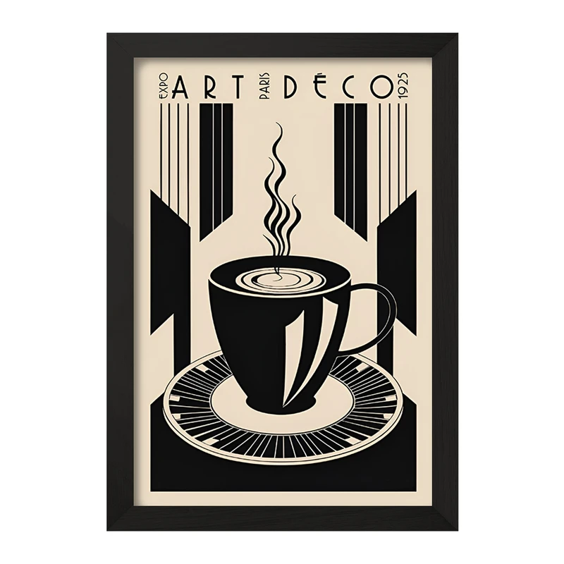 تابلو خندالو مدل فنجان قهوه کد F10118