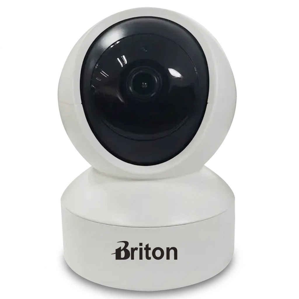 دوربین مداربسته بی‌سیم برایتون مدل IOT-72P8-S4 با کیفیت 2 مگاپیکسل، قابلیت چرخش و ردیابی حرکت، مکالمه دوطرفه، هشدار صدای گریه کودک، برد IR تا 10 متر و پشتیبانی از کارت حافظه میکرو اس‌دی تا 256 گیگابایت