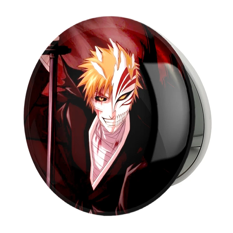 آینه جیبی خندالو طرح ایچیگو کوروساکی انیمه بلیچ Bleach مدل تاشو کد 4958 