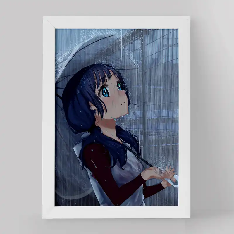 تابلو خندالو مدل هینا انیمه تغییر آب و هوا با تو کد 17618