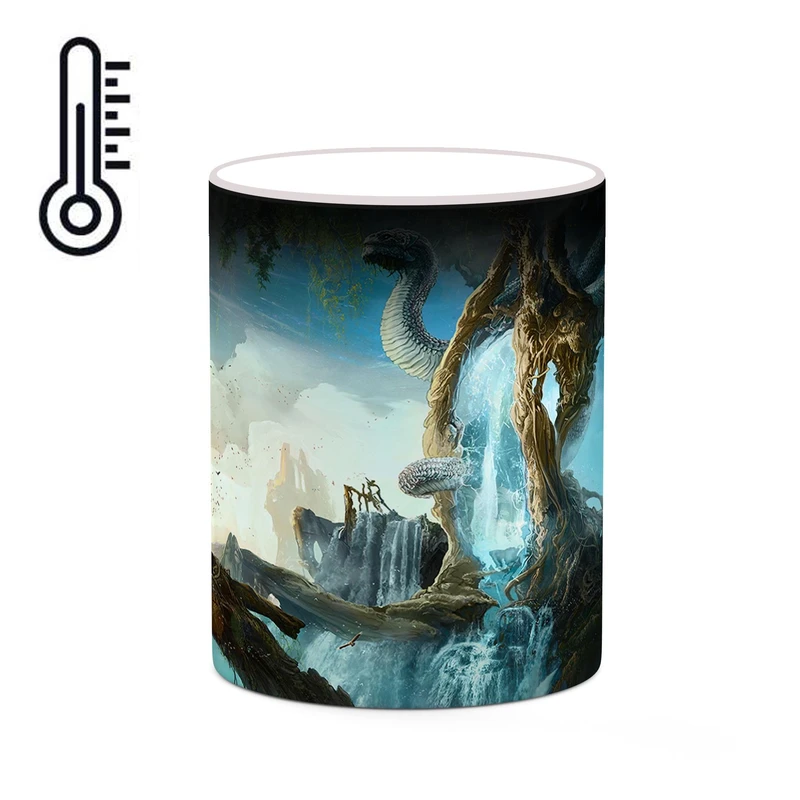 ماگ حرارتی کاکتی طرح گاد آف وار God Of War مدل mgh40607