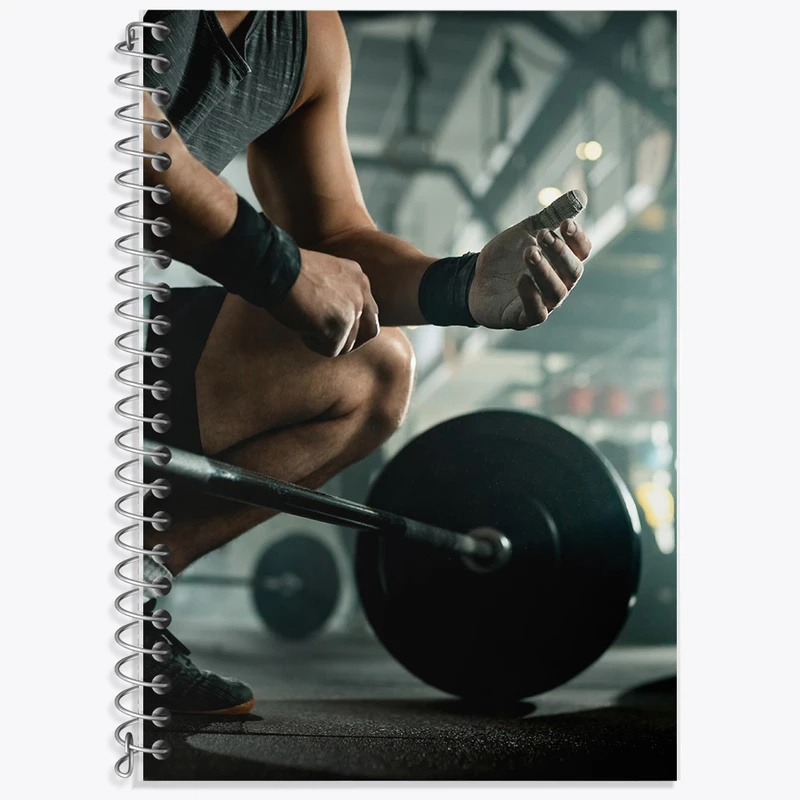 دفتر زبان 50 برگ خندالو مدل سه خط طرح باشگاه و ورزش کد F1512