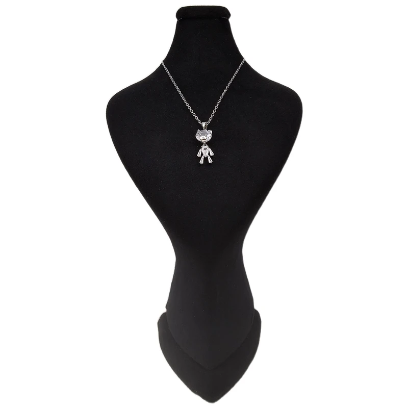 گردنبند دخترانه مدل خرس کریستالی