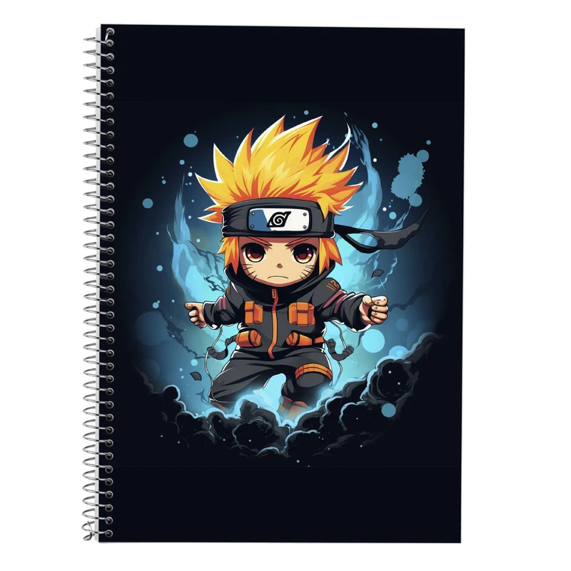دفتر زبان 50 برگ مدوپد مدل سه خط طرح Naroto کد DF11332