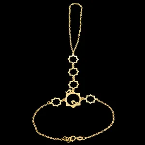 دستبند طلا 18 عیار زنانه الن نار مدل تميمه پرنده 4