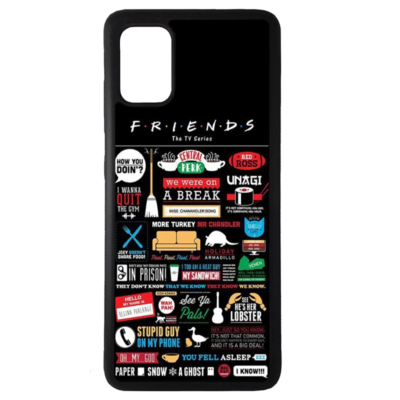 کاور گالری وبفر طرح فرندز مناسب برای گوشی موبایل سامسونگ galaxy a02s