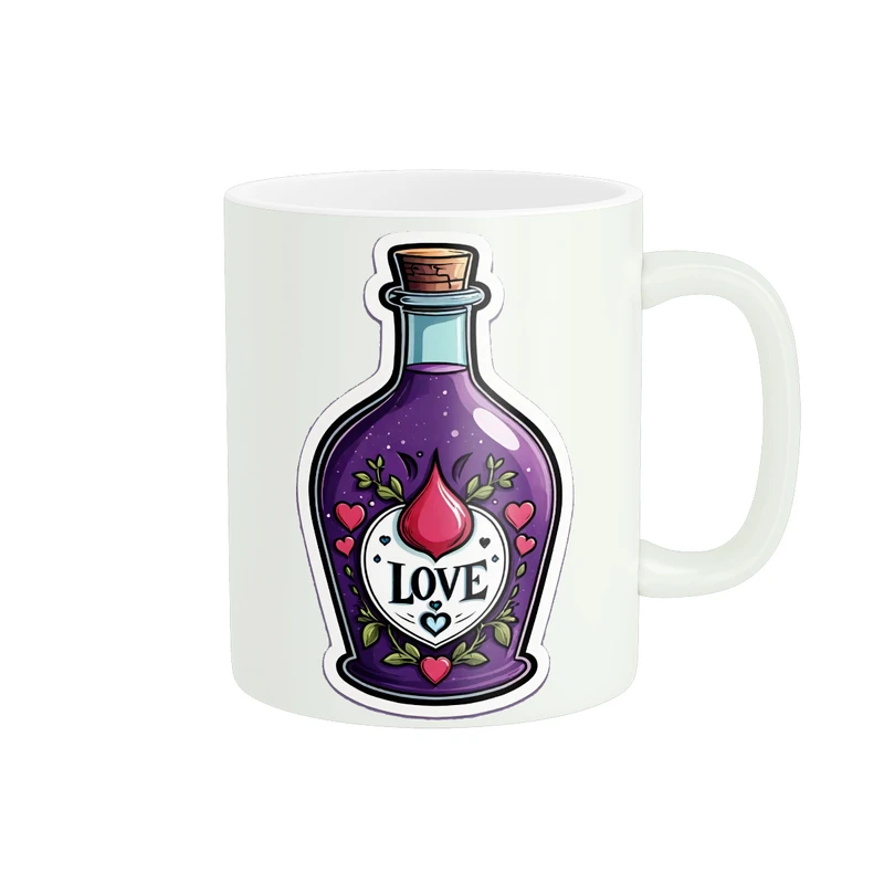 ماگ پاد آفرین طرح بطری کد 1879