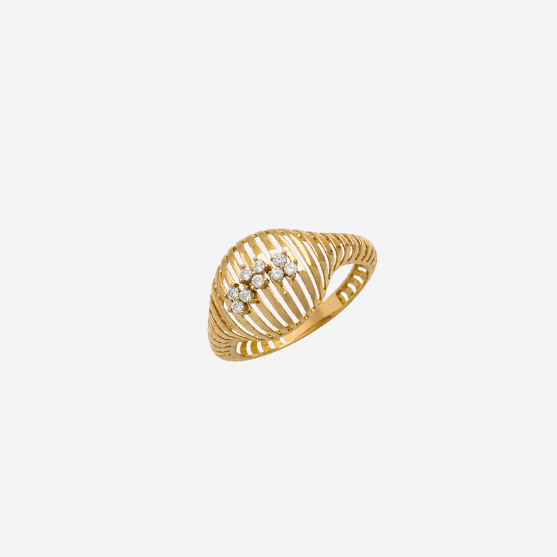 انگشتر طلا 18 عیار زنانه مایا ماهک مدل هرموس MR1609 - 3