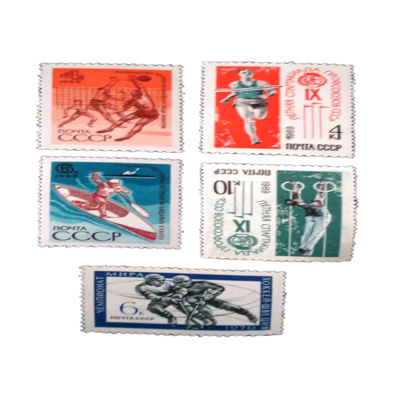 تمبر یادگاری مدل ورزشی کد DS4758 مجموعه 5 عددی