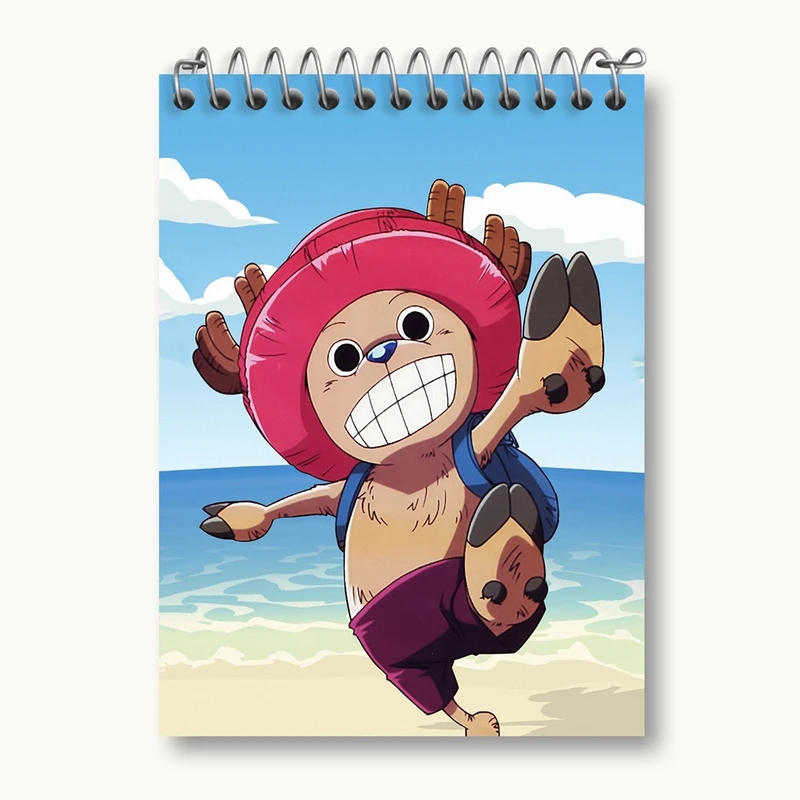 دفتر یادداشت 50 برگ خندالو مدل تونی تونی چوپر انیمه وان پیس One Piece کد 11410