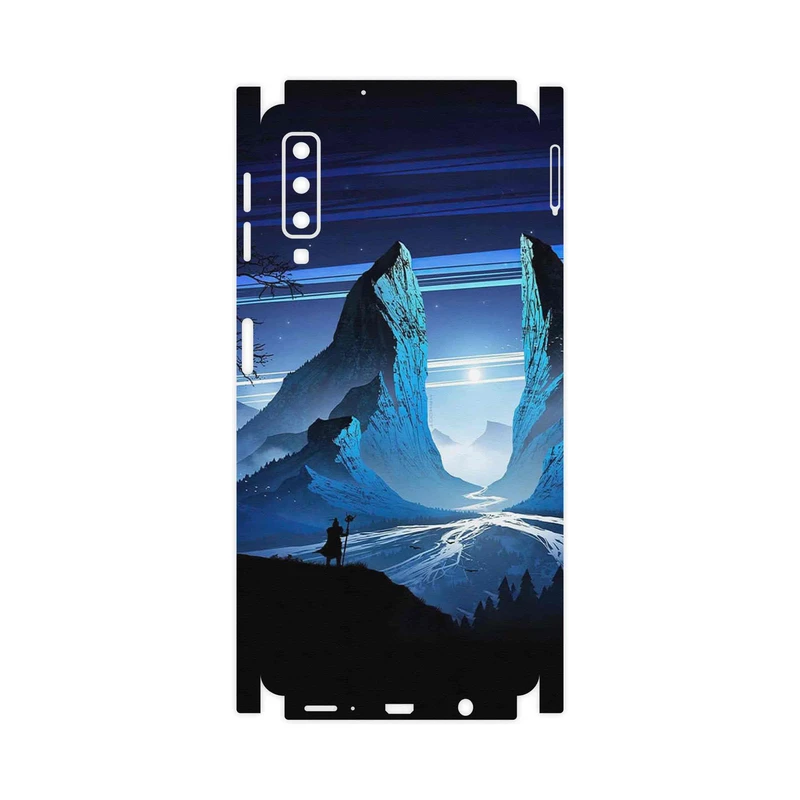 برچسب پوششی ماهوت مدل Blue Mountains Digital Art-FullSkin مناسب برای گوشی موبایل سامسونگ Galaxy A7 2018
