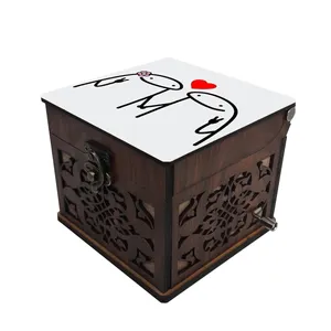 جعبه موزیکال مدل فلورک عاشقانه  کد S483