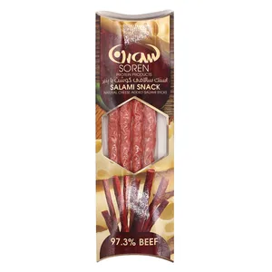 اسنک سالامی 97 درصد گوشت با پنیر سورن طعام - 50 گرم 