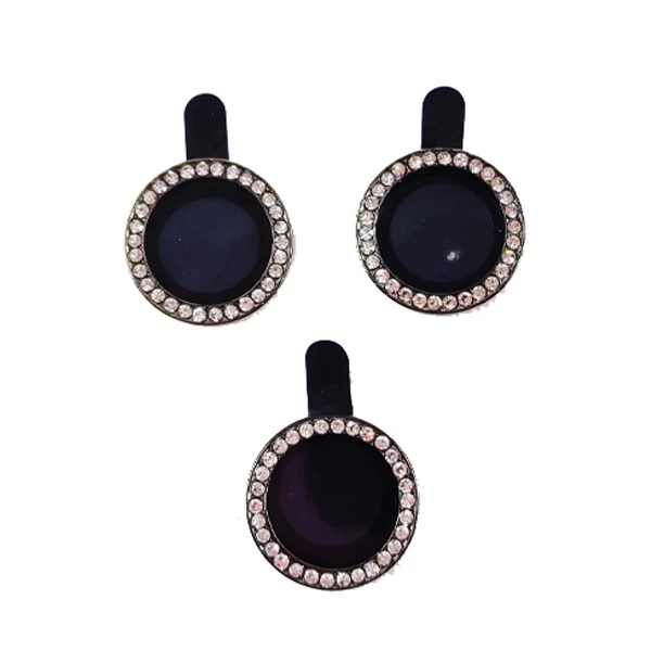 محافظ لنز دوربین مدل نگینی مناسب برای گوشی موبایل اپل Iphone 15 Pro Max